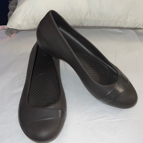 CROCS ballerina flats Sz 7 W - Picture 1 of 8